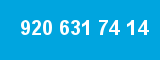 920 631 74 14 920 631 74 14